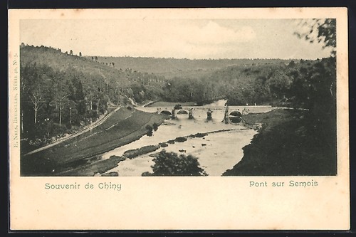 Cpa chiny pont - chiny,,