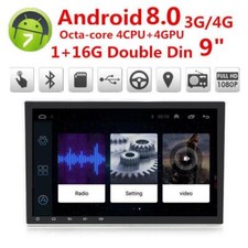 Car Stereo Radio GPS Wifi 3G 4G TV LTE BT DAB Mirror Link OBD Hands Free9" 2Din