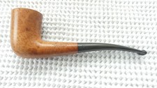 Belle pipe légèrement courbe neuve vieille bruyère, fabrication Courrieu à Cogol