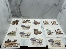 C . Don Ensor Note Card Prints Set/14 Signed 3.5 in x 5 in