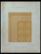 PARQUET CHARLES BLUMER, STRASBOURG - 1845 - LITHOGRAPHIE