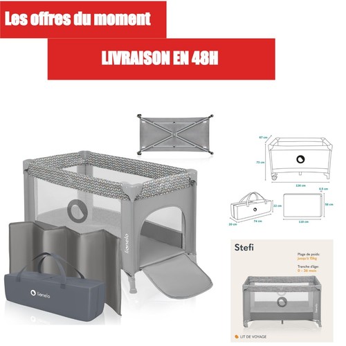 Lionelo stefi lit bébé - stefi,