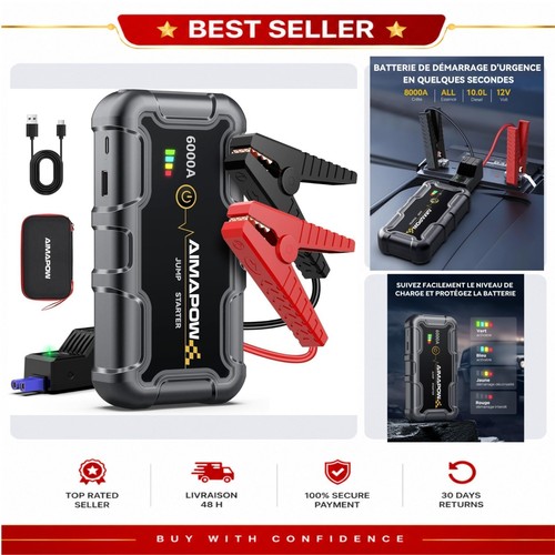 Booster batterie voiture 8000a - booster,
