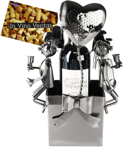 Porte bouteille vin couple - porte-bouteille,