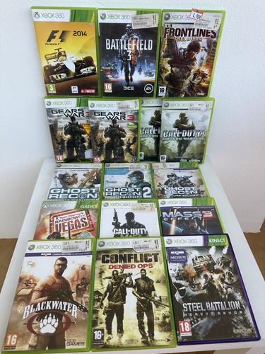 Lot jeux xbox 360 call - 16, of