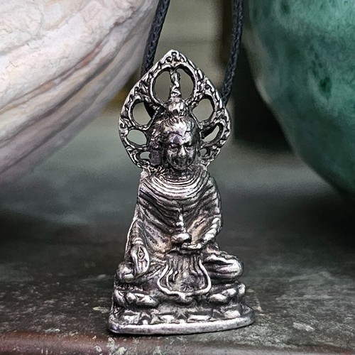 Pendentif étain bouddha - pendentif,