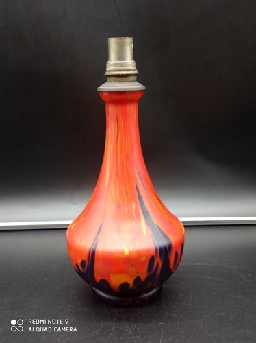Ancien pied lampe pâte - lampe, en