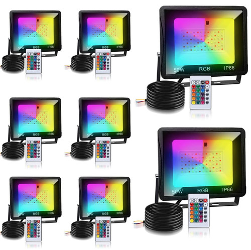 Projecteur led rgb exterieur - projecteur,