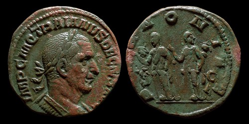 Trajan dèce sesterce - sesterce,