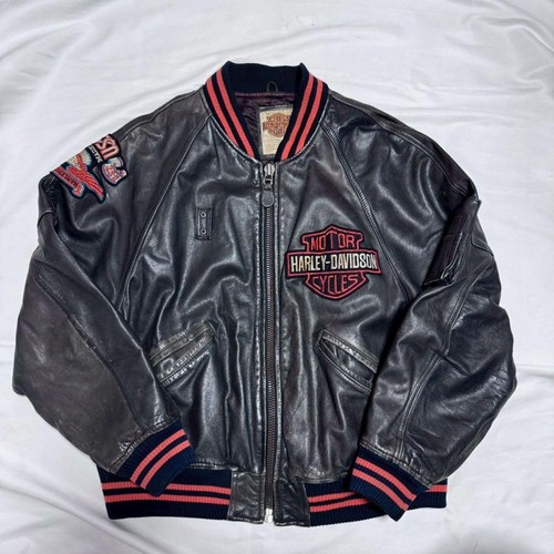 Harley davidson veste cuir - veste,