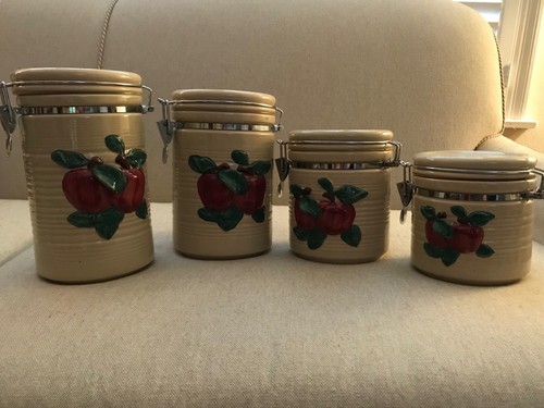 Set apple kitchen ceramic - apple,