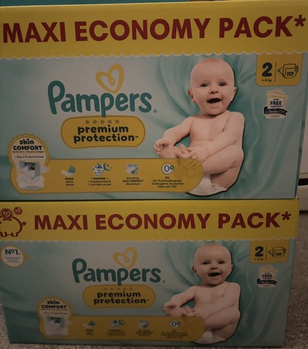 Cartons couches pampers - cartons,