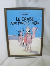 Herge s work Tintin The Crab with the Golden Claws framed poster 55X74cm