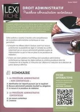 Droit administratif : Procédure administrative conten... | Livre | état très bon