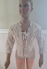 ANCIENNES MANCHES GILET COL EN