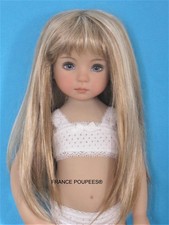 perruque blonde poupée