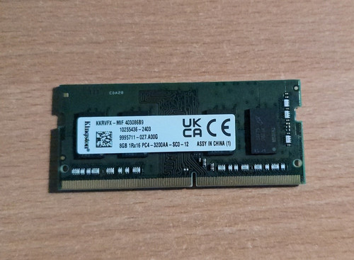 Mémoire ram kingston 8go ddr4 - mémoire,