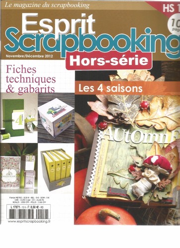 Esprit scrapbooking 10 - scrapbooking, hs