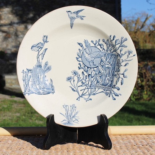 Ancienne assiette creuse - , en