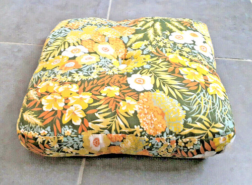 Coussin fleurs vintage - coussin, à
