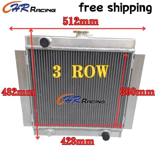 Row aluminum radiator - radiator, for