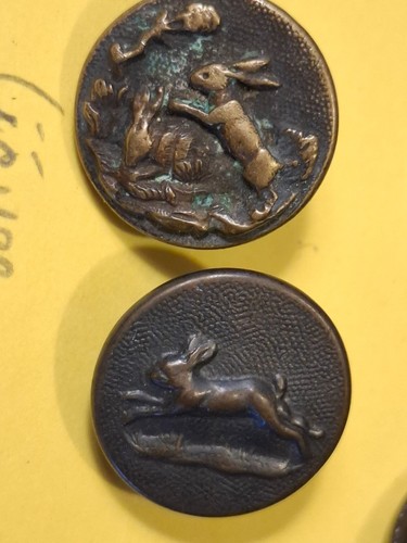 Lot boutons anciens chasse - lot,