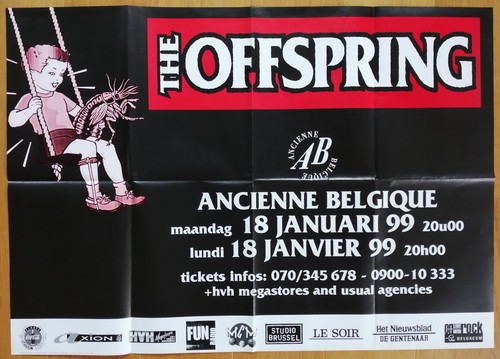 The offspring affiche concert - offspring,