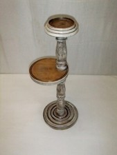 Guéridon  sellette bois porte