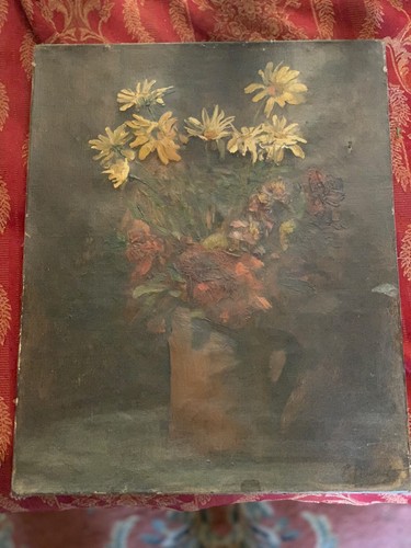 Toile tableau peinture signée - peinture,