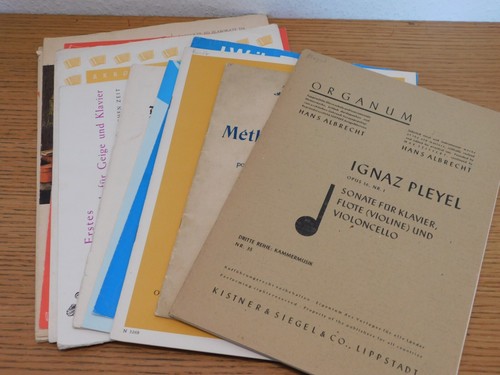 Lot ancien partitions - lot, divers