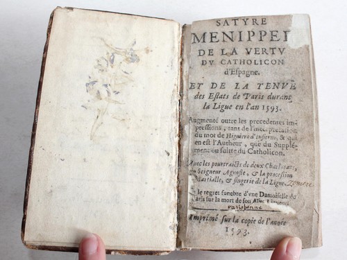 Tres rare 1593 - tres, menippee