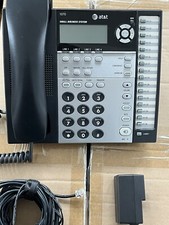 AT&T 1070 4-Line Phone Small Business System  w/ Adapter