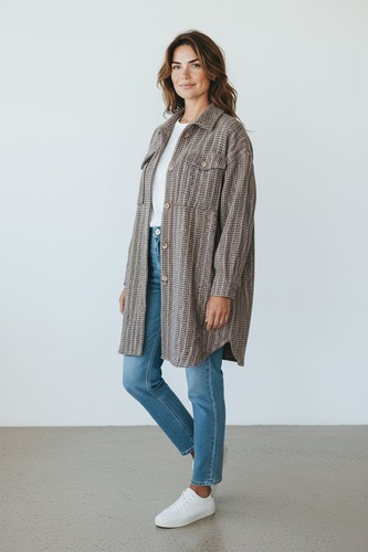 River woods manteau - river,