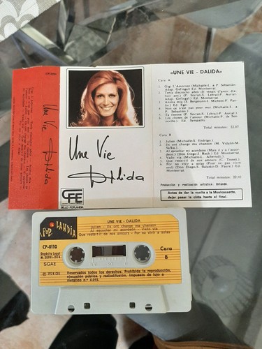 Dalida cassette audio - audio, espagne