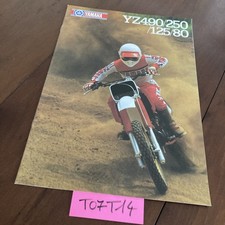 Yamaha YZ80 YZ125 YZ250 YZ490 moto prospectus catalogue brochure gamme YZ cross