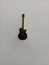 PIN S METAL GUITAR BLACK MUSIC