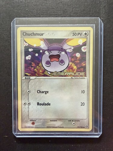 Carte pokémon chuchmur 106 - carte,