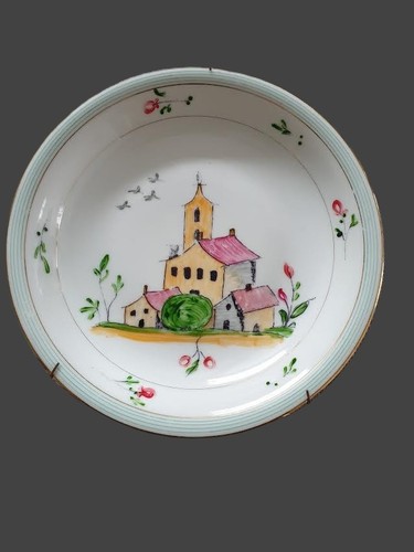 Assiette porcelaine epinal - assiette,