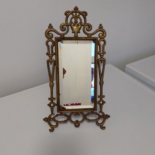 Ancien miroir biseauté - ancien,