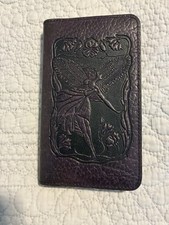 Oberon Design Vintage Purple Flower Fairy Notepad/Calendar/ Etc Holder 4”x7”