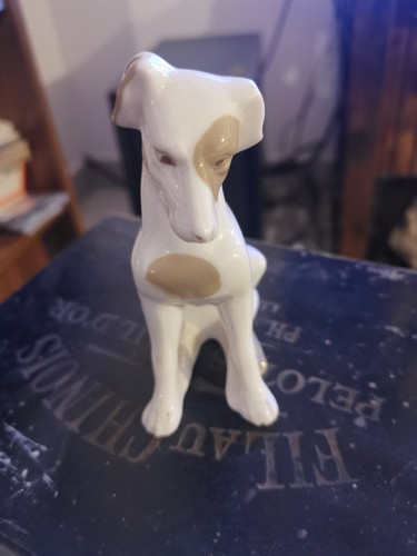 Chien céramique porcelaine - céramique,
