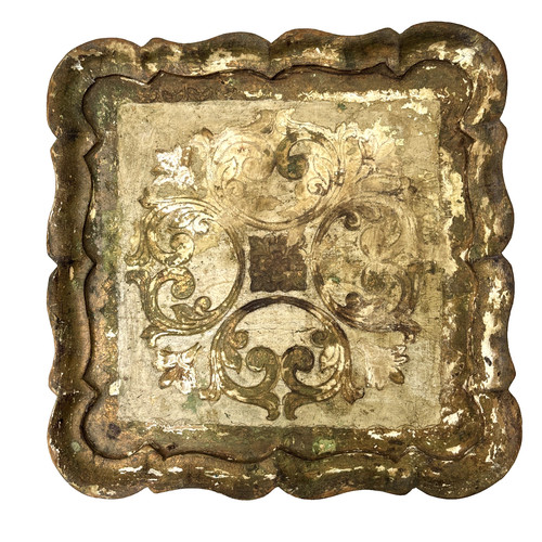 Florentine gold gilt table - florentine, top