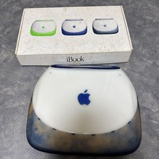 Apple iBook G3 Clamshell Laptop For Parts Junk Condition w/ Original Box JP