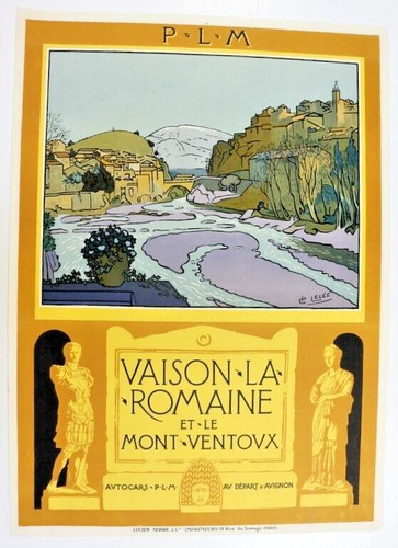 Affiche tourisme vaison - affiche, la