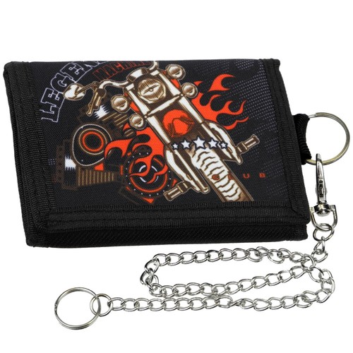 Men wallet with chain - with,