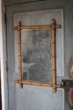 Miroir bois vintage imitation