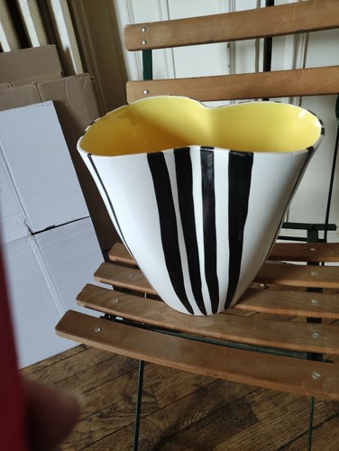 Vase céramique signé - céramique,