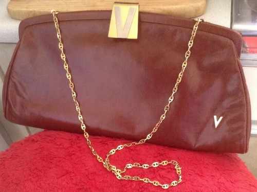 Sac pochette marron - , valentino