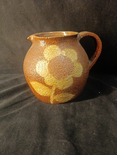 Cruche terre cuite motif - en,