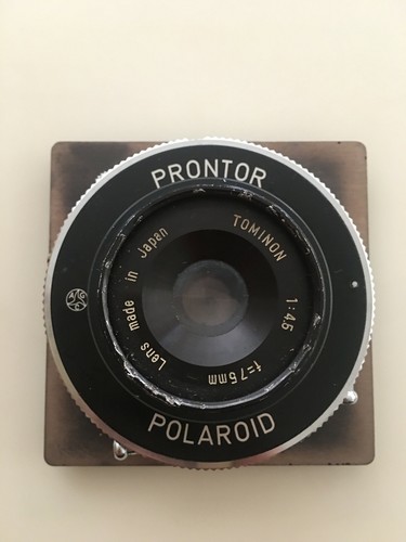 Polaroid prontor shutter with - polaroid,